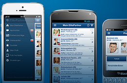 Screenshot der App auf dem Smartphone