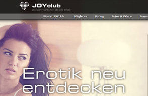 Screenshot Webseite JOYclub