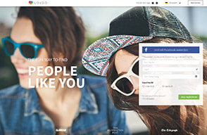 Screenshot Webseite Lovoo
