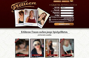 Homepage der Cougar-Seite