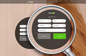 Screenshot Login C-Date