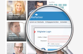 Screenshot Login ElitePartner