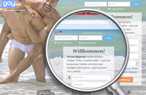 Screenshot Login Gay.de